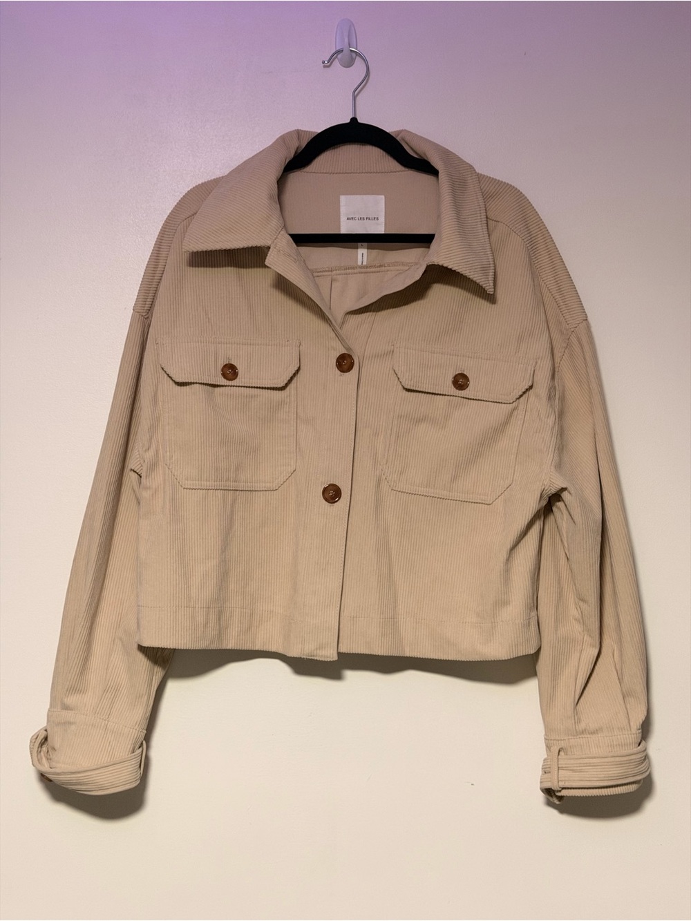 Avec Les Filles - Cropped Corduroy Jacket